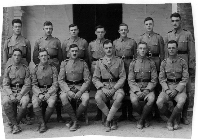 Images/Brown  D Coy NCO's and OC Haifa.jpg